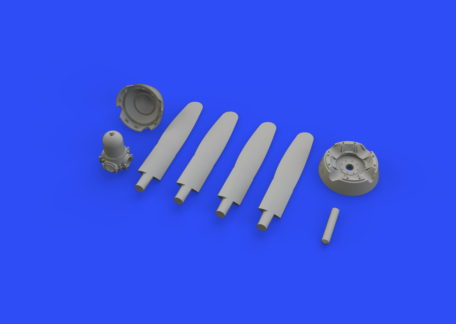 ED648487 Eduard 1/48 P-51D Hamilton Standard propeller Brassin Eduard