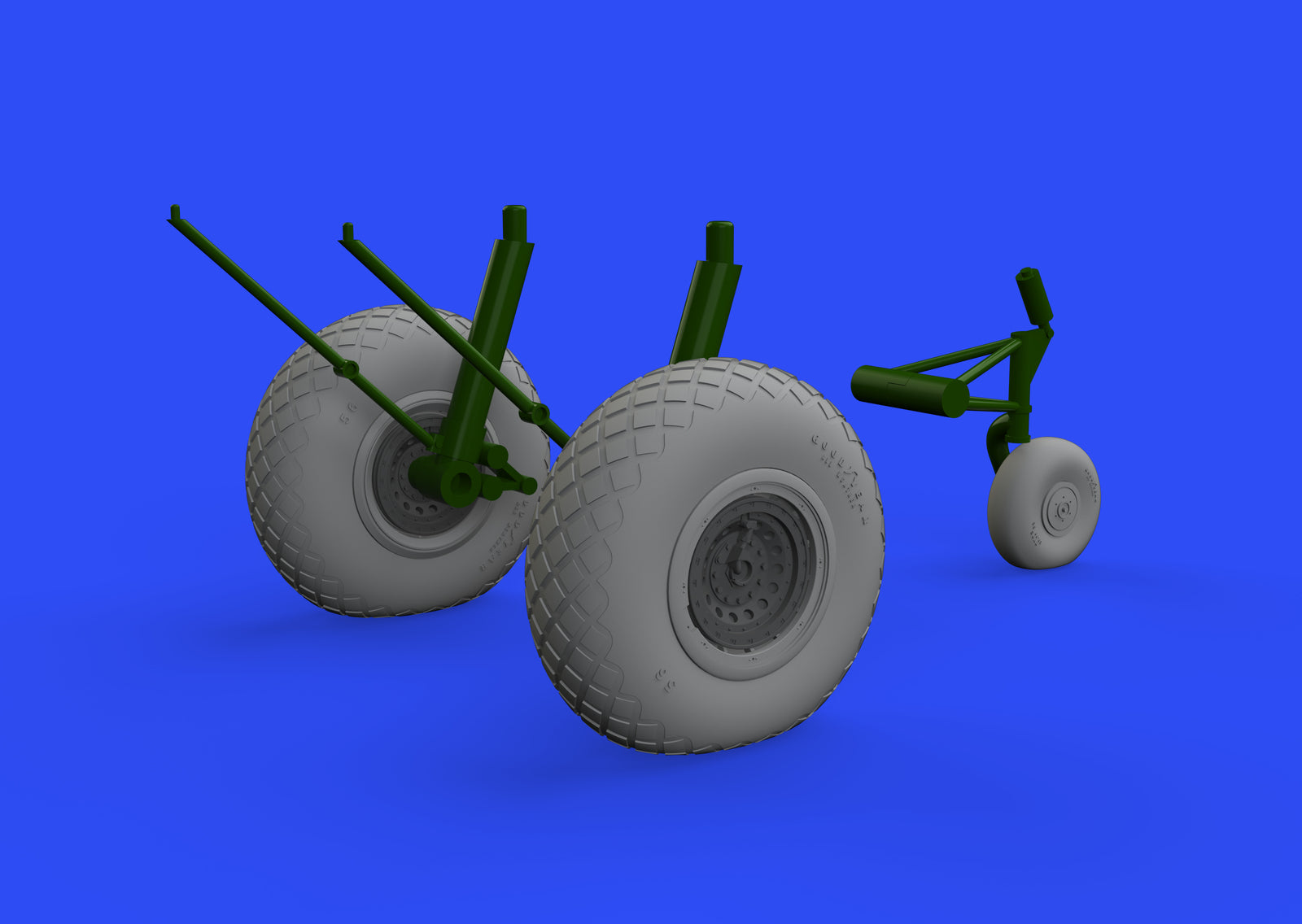 ED648529 Eduard 1/48 B-17 wheels Brassin [648529] Eduard