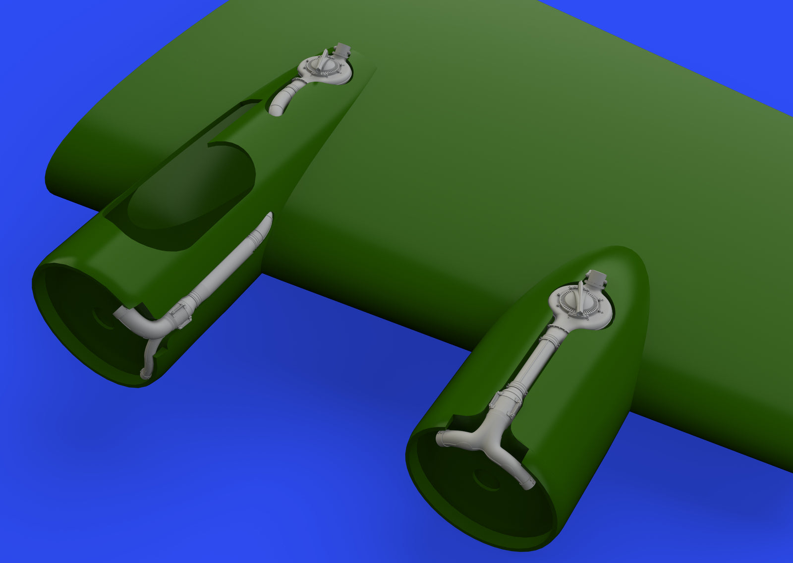 ED648536 Eduard 1/48 B-17G superchargers Brassin (Hong Kong Models) Eduard
