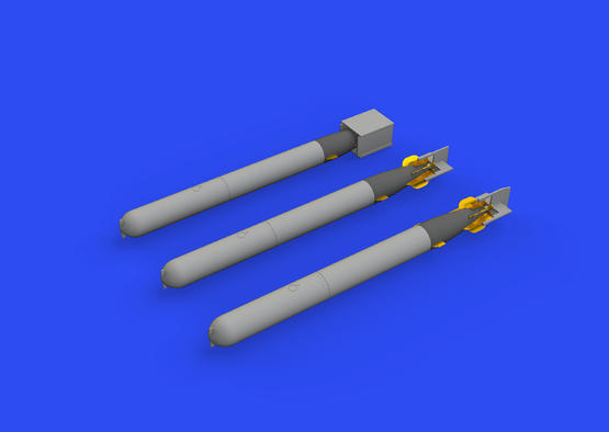 ED648569 Eduard 1/48 Japanese torpedo Type 91 Brassin Eduard