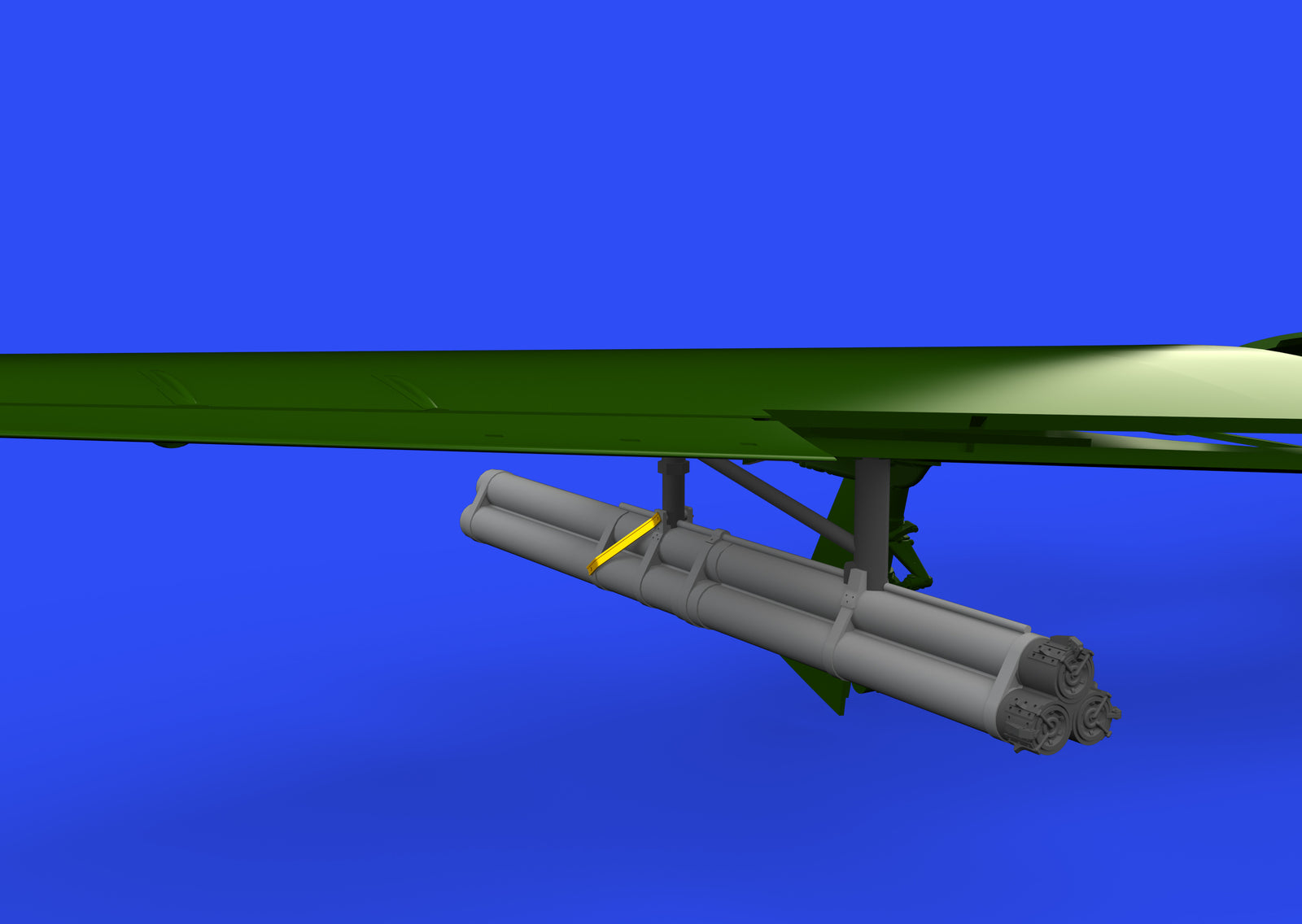 ED648577 Eduard 1/48 P-51D Bazooka rocket launcher Brassin Eduard