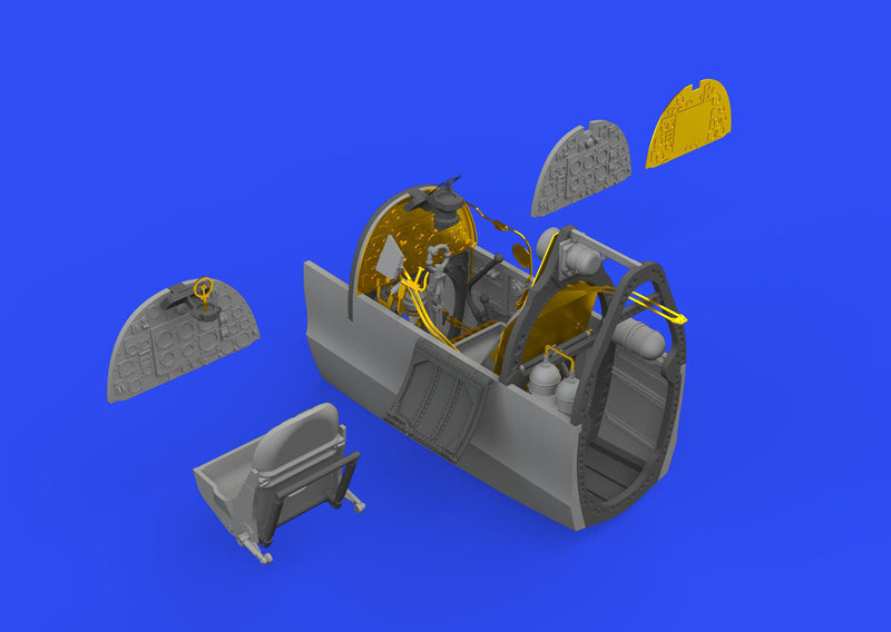 ED648578 Eduard 1/48 Spitfire Mk.I cockpit Brassin