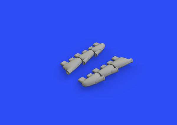 ED648580 Eduard 1/48 Spitfire Mk.I exhaust stacks Brassin