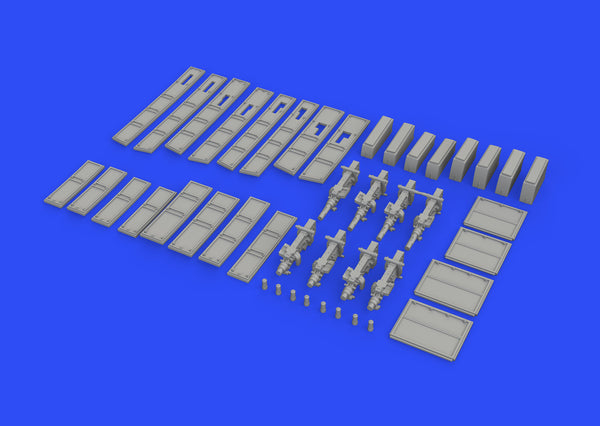 ED648581 Eduard 1/48 Spitfire Mk.I gun bays Brassin