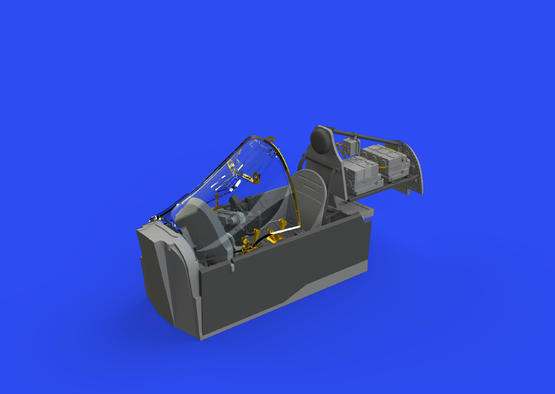 ED648595 Eduard 1/48 P-38H cockpit Brassin for Tamiya Eduard
