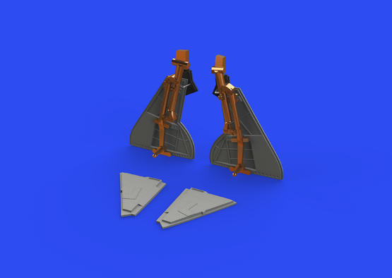 ED648637 Eduard 1/48 Tempest Mk.II undercarriage legs BRONZE Brassin Eduard