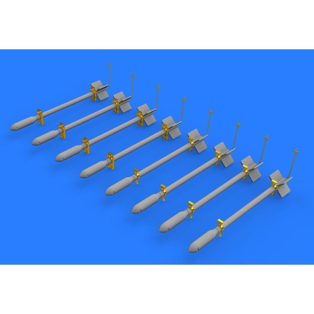 ED648641 Eduard 1/48 RP-3 60lb rockets for Tempest Mk.II Brassin Eduard