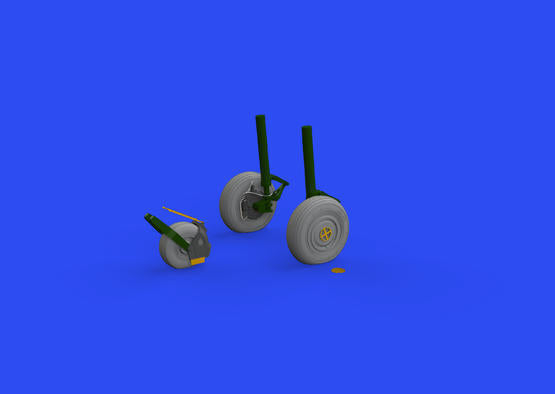 ED648653 Eduard 1/48 Su-27 wheels Brassin Eduard