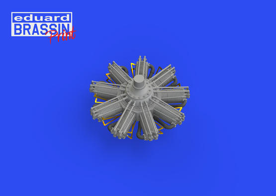 ED648677 Eduard 1/48 Sopwith Camel Bentley Engine PRINT Brassin Eduard