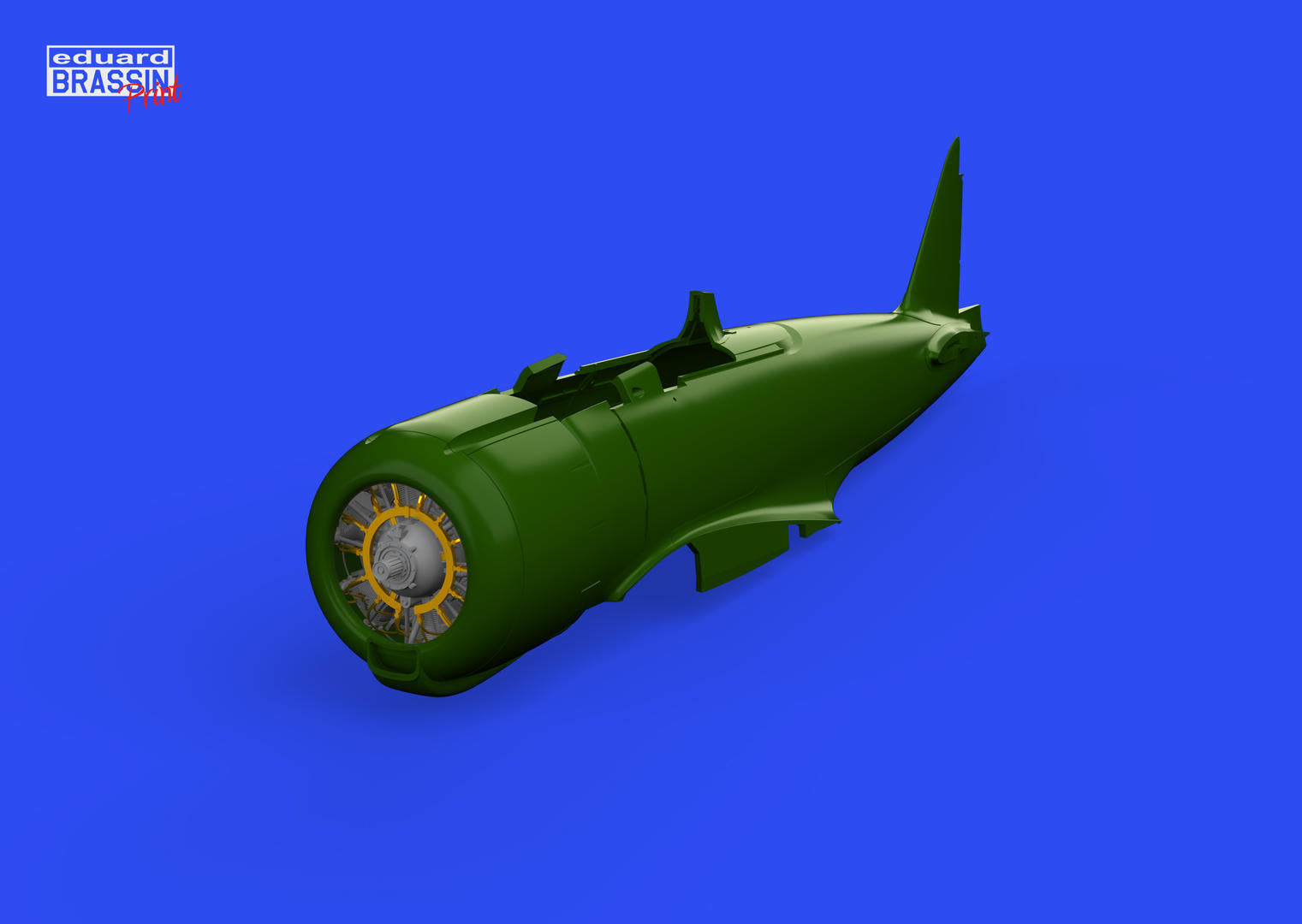 ED648694 Eduard 1/48 A6M2 engine Print Brassin for Eduard [648694] Eduard