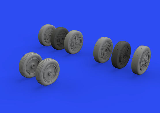 ED648740 Eduard 1/48 SR-71A wheels [648740] Eduard