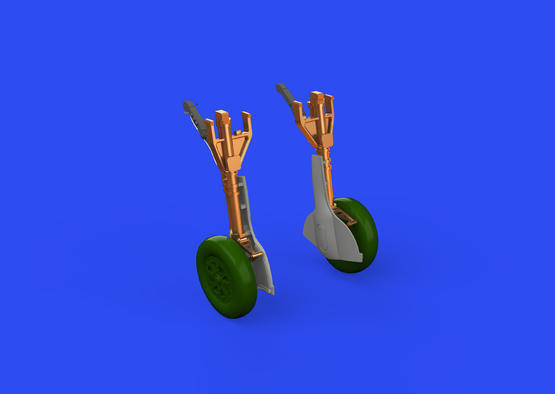 ED648747 Eduard 1/48 F6F undercarriage legs Bronze [648747] Eduard