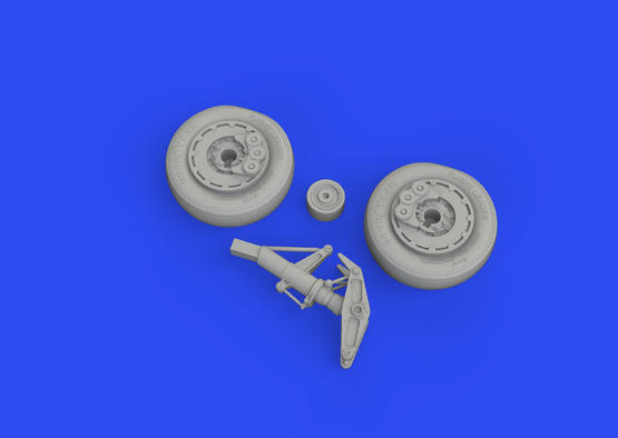 ED648760 Eduard 1/48 A-1H Skyraider wheels [648760] Eduard