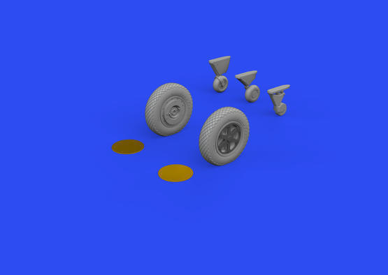 ED648768 Eduard 1/48 F4F-3 Wildcat wheels late [648768] Eduard