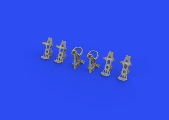 ED648778 Eduard 1/48 Luftwaffe rudder pedals Print [648778] Eduard