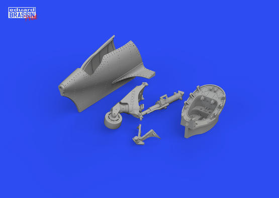 ED648787 Eduard 1/48 A6M3 tailwheel PRINT Brassin [648787] Eduard