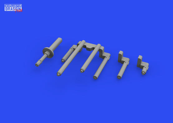 ED648789 Eduard 1/48 P-38J gun barrels PRINT Brassin [648789] Eduard