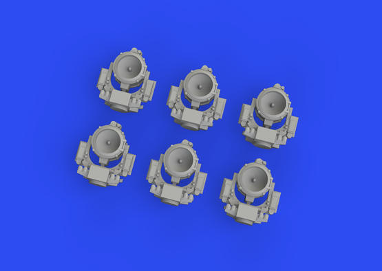 ED653001 Eduard 1/350 USN searchlights 36 inch Print [653001] Eduard