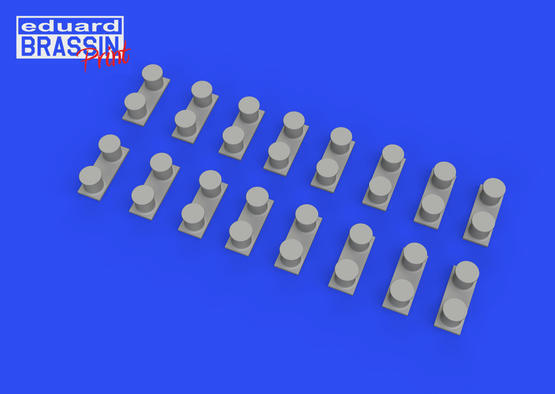 ED653010 Eduard 1/350 WWII USN battleship bollards Print [653010] Eduard