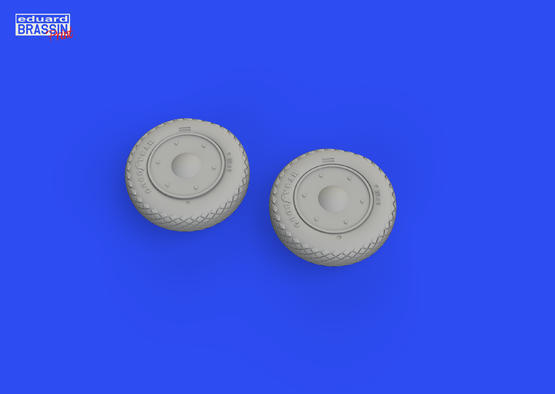ED672300 Eduard 1/72 F4F wheels late w/rims PRINT Brassin [672300] Eduard