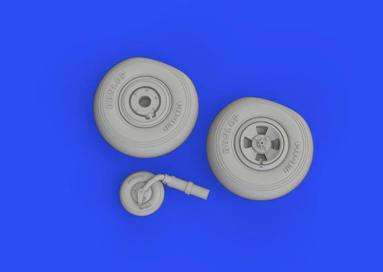 ED672302 Eduard 1/72 Hurricane Mk.I wheels Brassin [672302] Eduard