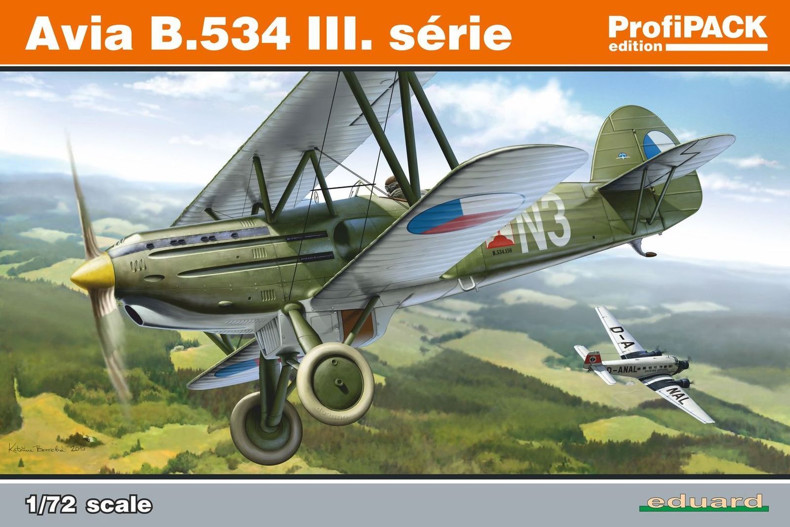ED70101 Eduard 1/72 Avia B.534 III. serie Plastic Model Kit Eduard