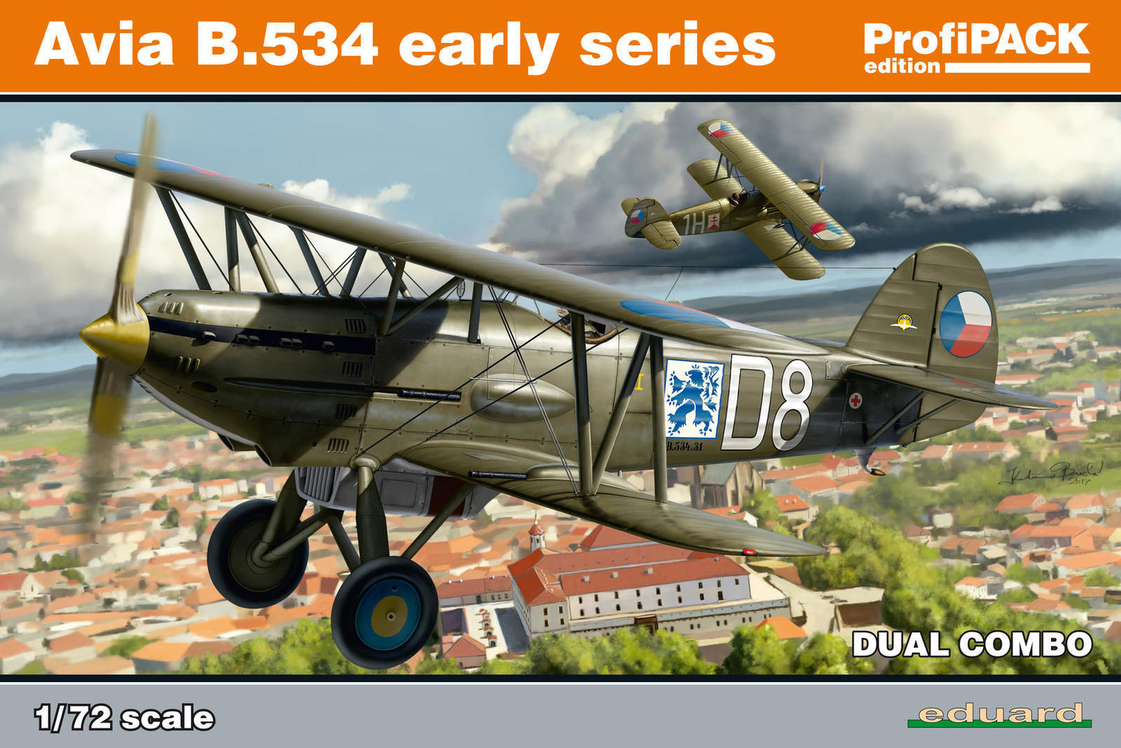 ED70103 Eduard 1/72 Avia B-534 early series DUAL COMBO Plastic Model Kit Eduard
