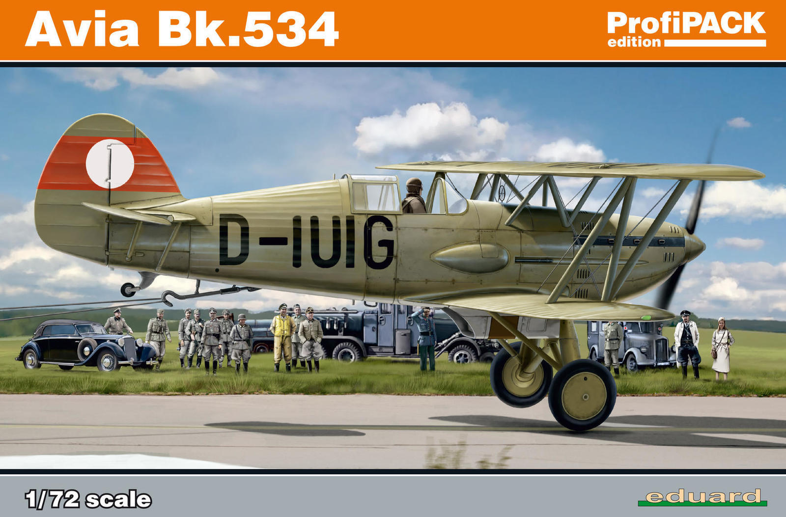 ED70105 Eduard 1/72 Avia Bk.534 Plastic Model Kit Eduard