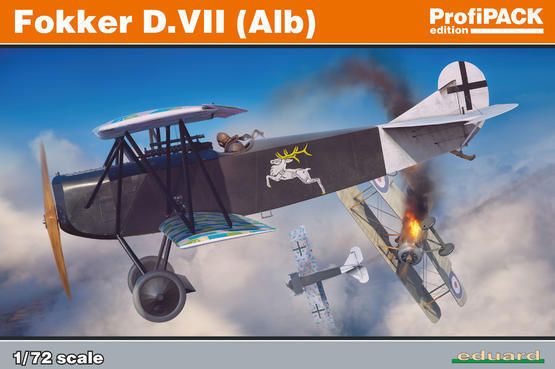 ED70134 Eduard 1/72 Fokker D. VII (Alb) Plastic Model Kit Eduard