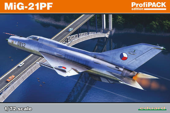 ED70143 Eduard 1/72 MiG-21PF Plastic Model Kit Eduard