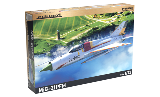ED70144 Eduard 1/72 MiG-21PFM Profipack Plastic Model Kit [70144] Eduard