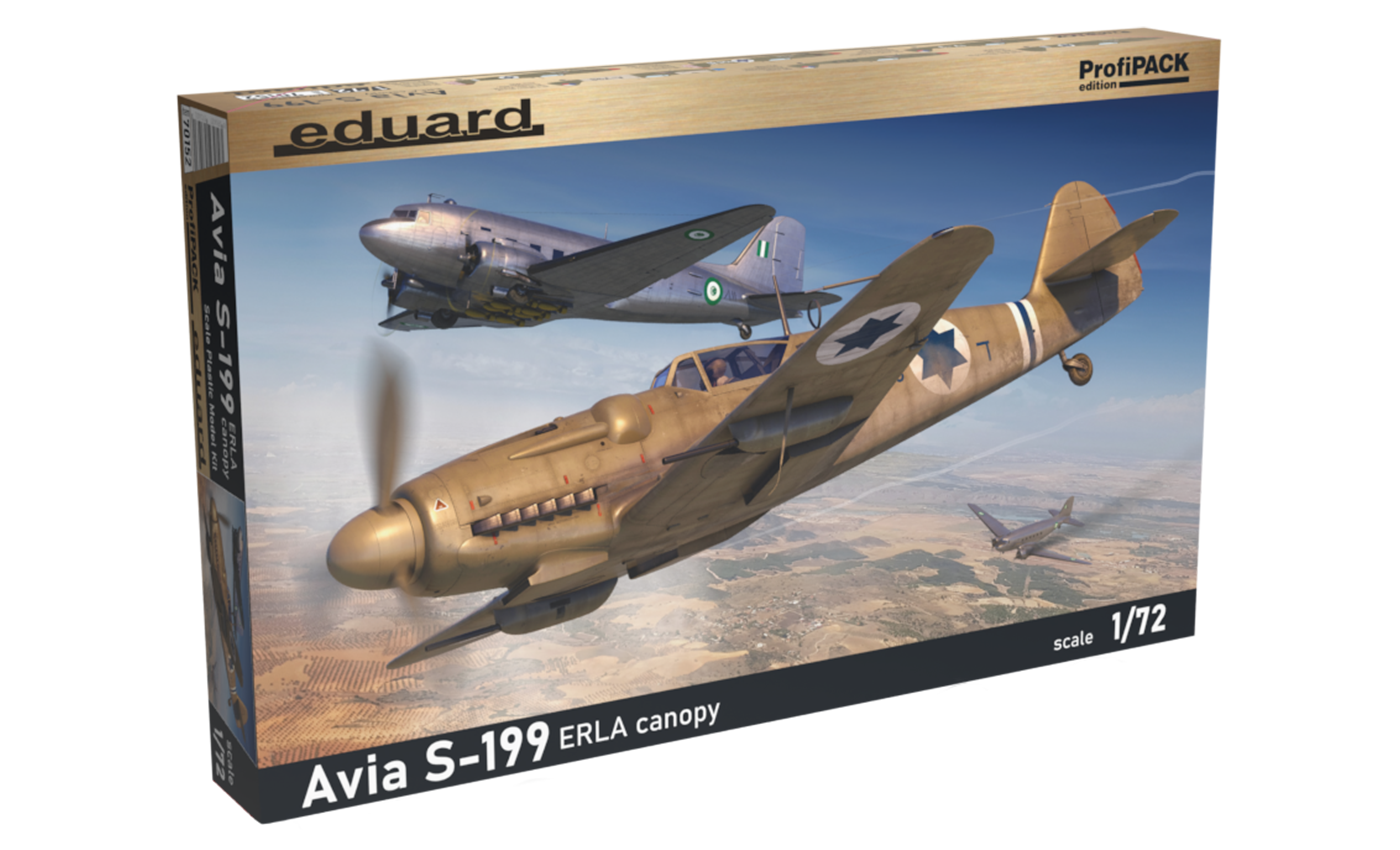 ED70152 Eduard 1/72 Avia S-199 Erla canopy Plastic Model Kit [70152] Eduard