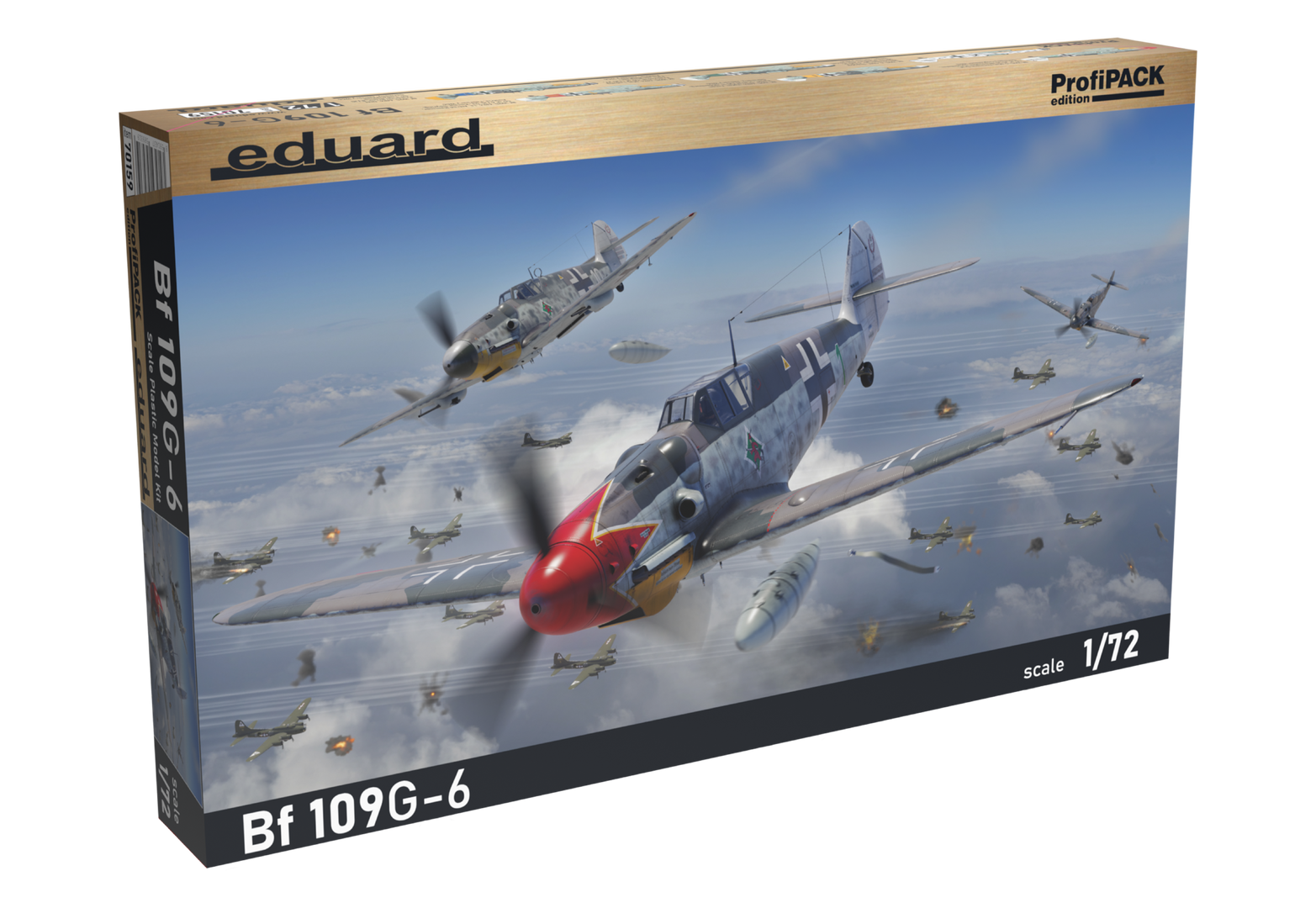 Eduard 1/72 Bf 109G-6 Plastic Model Kit