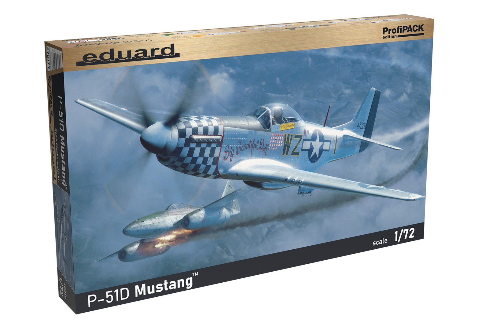 Eduard 1/72 P-51D Mustang Plastic Model Kit