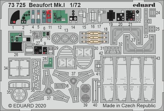 Eduard 1/72 Beaufort Mk.I