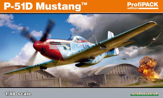ED82102 Eduard 1/48 P-51D Mustang Profipack Plastic Model Kit [82102] Eduard