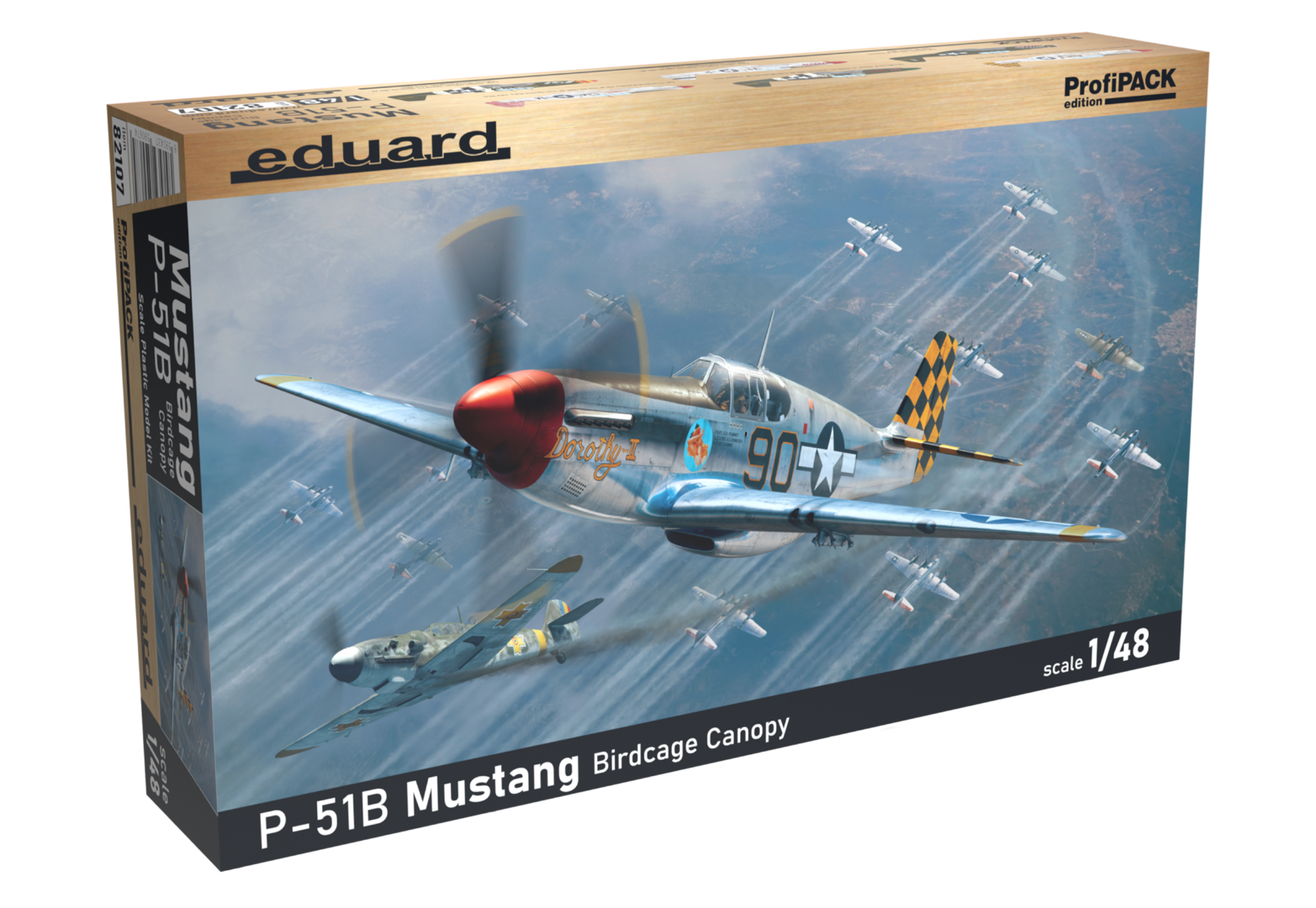 Eduard 1/48 P-51B Mustang Birdcage Canopy Plastic Model Kit