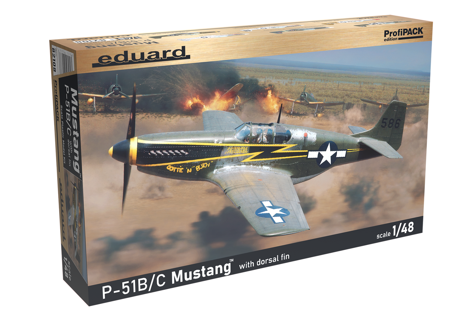 Eduard 1/48 P-51B/C Mustang W/ Dorsal Fin Plastic Model Kit