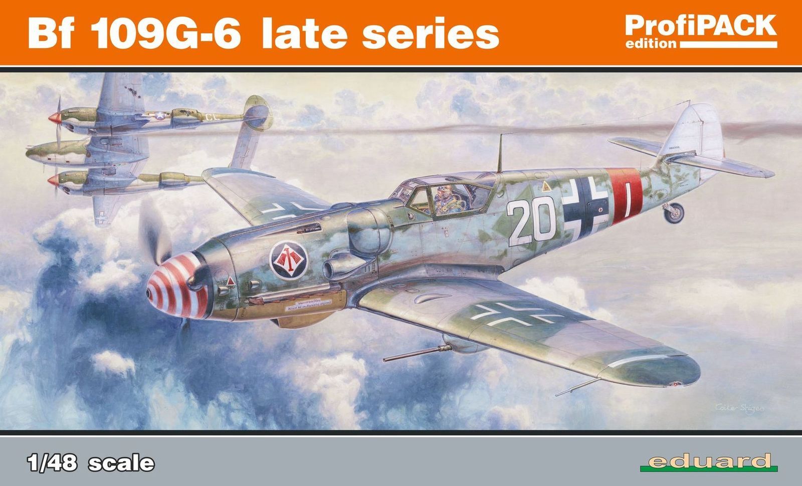 ED82111 Eduard 1/48 Bf 109G-6 late series Plastic Model Kit [82111] Eduard