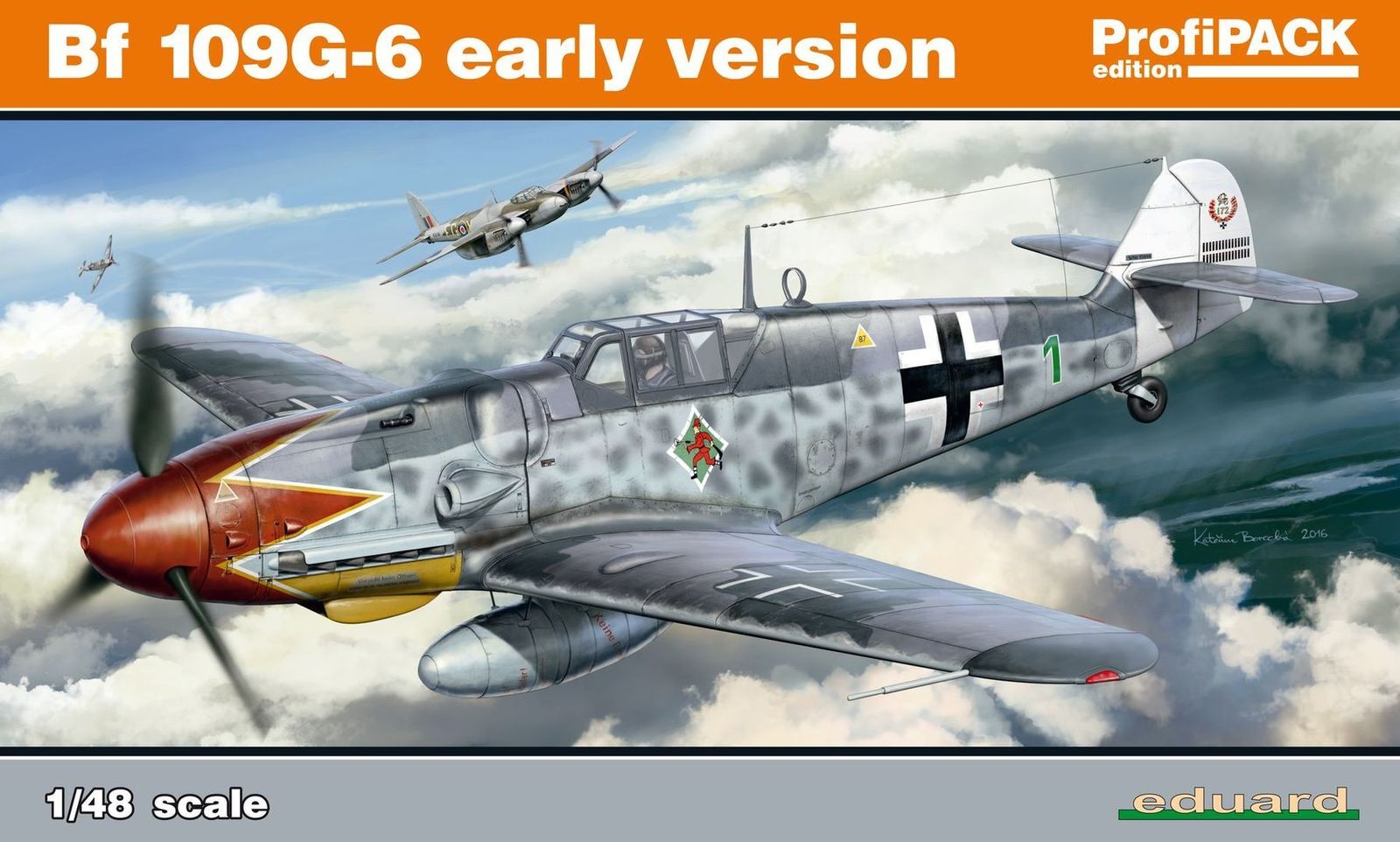 ED82113 Eduard 1/48 Bf 109G-6 early version Plastic Model Kit [82113] Eduard