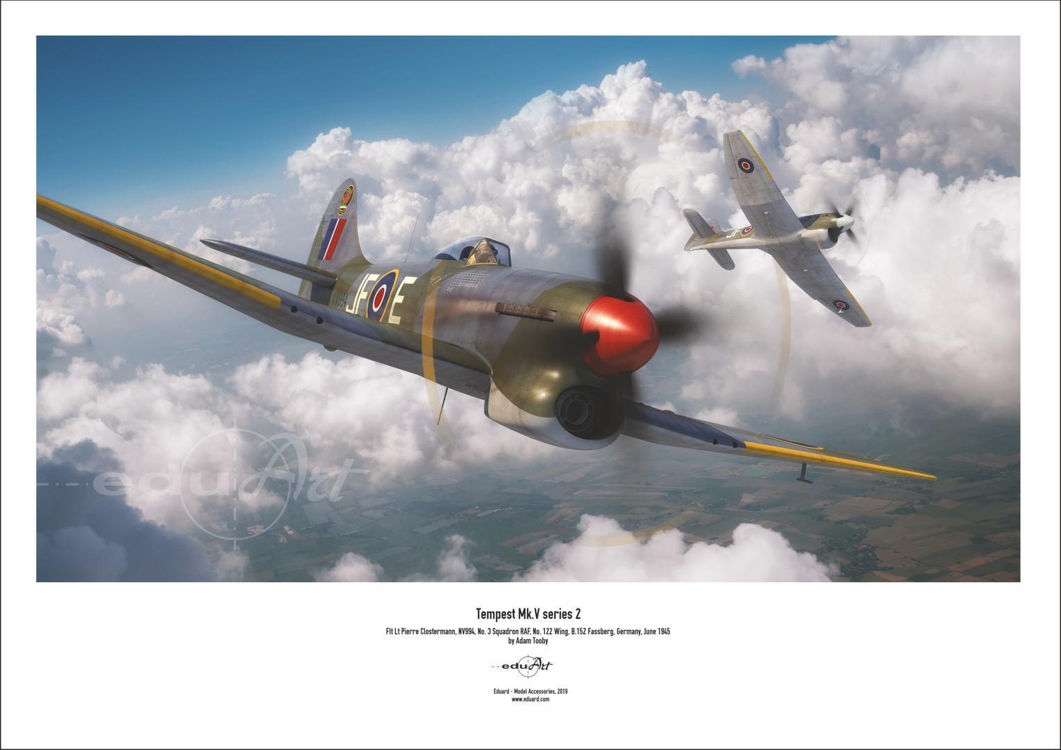 ED82122 Eduard 1/48 Tempest Mk.V Series 2 ProfiPACK Plastic Model Kit Eduard