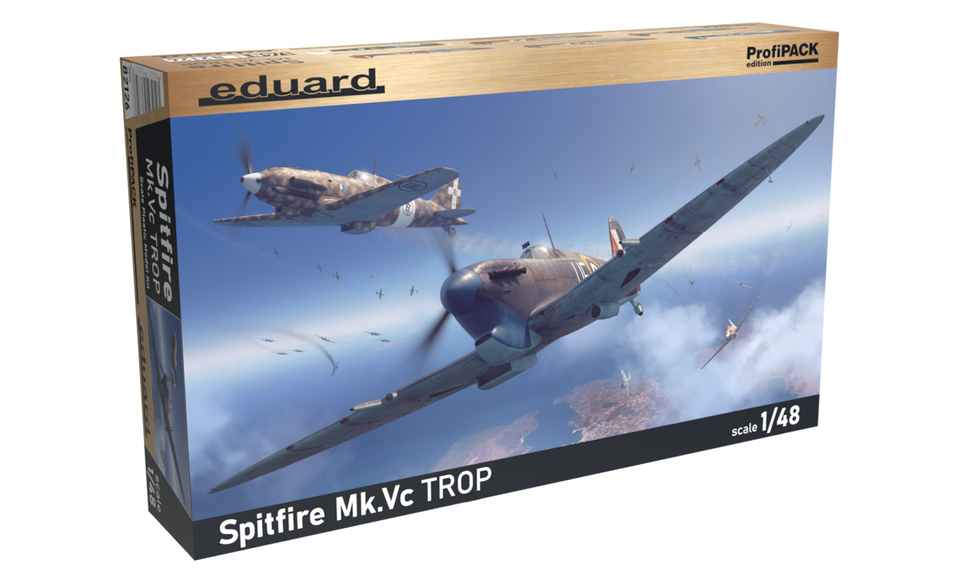 Eduard 1/48 Spitfire Mk.Vc Trop Plastic Model Kit *Aust Decals*