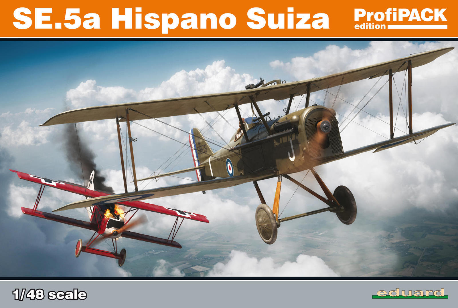 ED82132 Eduard 1/48 SE.5a Hispano Suiza Plastic Model Kit Eduard