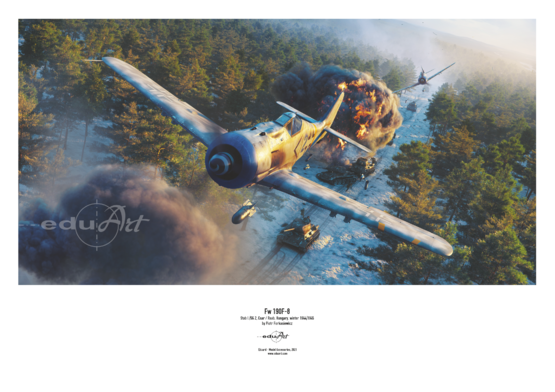 ED82139 Eduard 1/48 Fw 190F-8 Plastic Model Kit Eduard