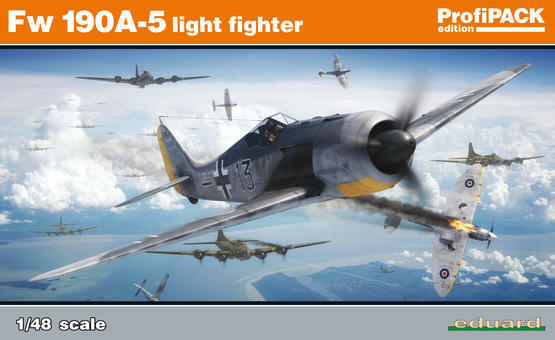 ED82143 Eduard 1/48 Fw 190A-5 Light Fighter Plastic Model Kit Eduard