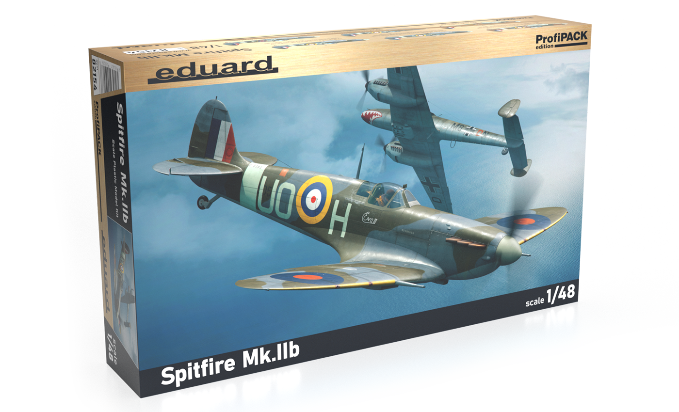 ED82154 *DISC* Eduard 1/48 Spitfire Mk.IIb Plastic Model Kit [82154] Eduard
