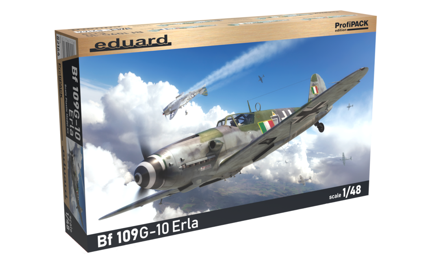 ED82164 Eduard 1/48 Bf 109G-10 Erla Profipack Plastic Model Kit Eduard