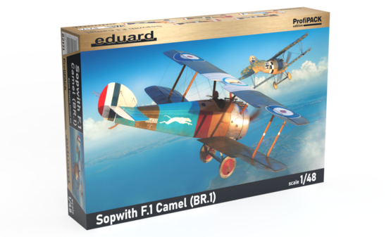 ED82171 Eduard 1/48 Sopwith F.1 Camel (BR.1) Plastic Model Kit [82171] Eduard