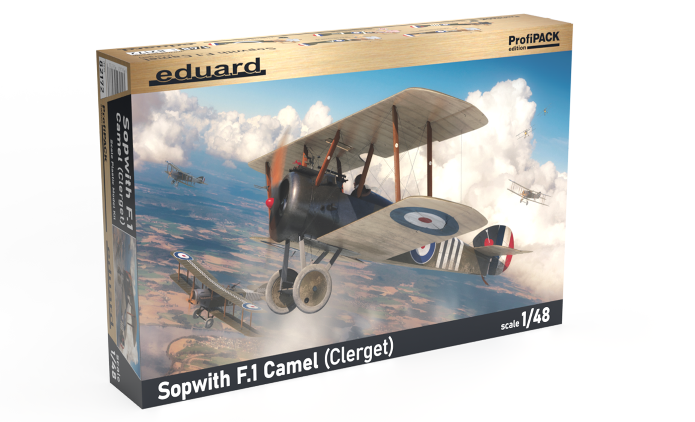 ED82172 Eduard 1/48 Sopwith F.1 Camel (Clerget) Plastic Model Kit [82172]*Aust Decals* Eduard