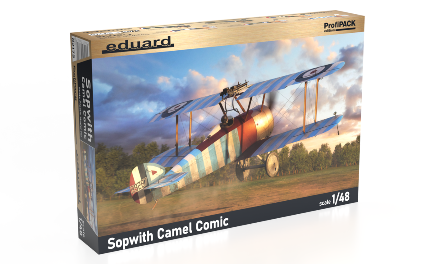 ED82175 Eduard 1/48 Sopwith Camel Comic Plastic Model Kit *AUST Decals* [AFC][82175] Eduard